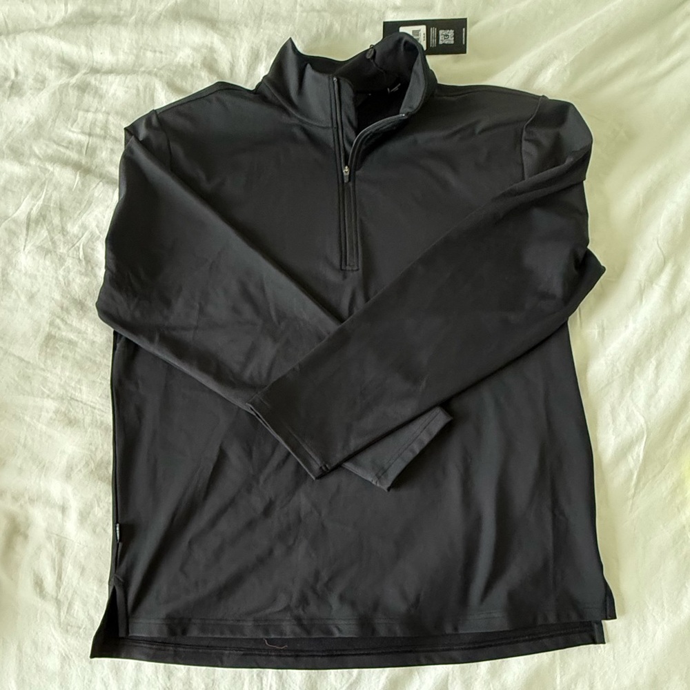 Cuts Clothing Black COZ fleece 1/4 zip